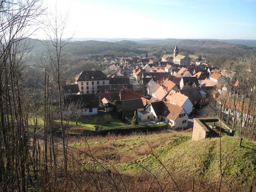 Au Pied Du Chateau Lichtenberg Kamer foto
